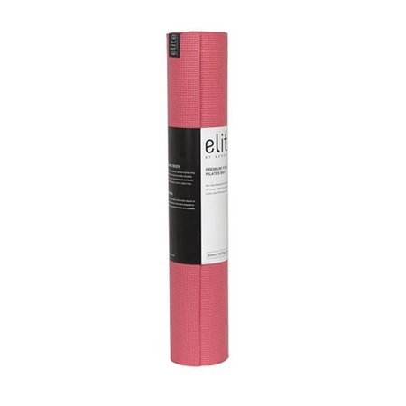 AGM GROUP AGM Group 72602 5 mm Elite Yoga & Pilates Aeromat; Dusty Rose - 24 x 72 in. 72602